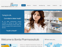 Tablet Screenshot of bonitapharma.net